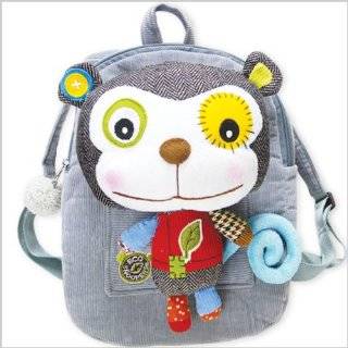 Eco Snoopers / Backpack with Removable Plush, Play it Again Sam Monkey