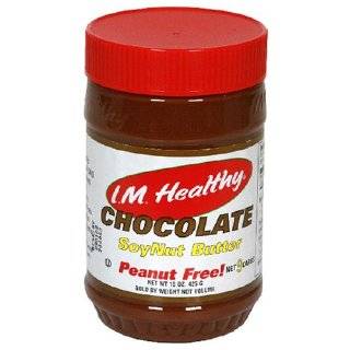 Healthy Soy Nut Butter, Chocolate, Peanut Free, 15 Ounce Plastic 