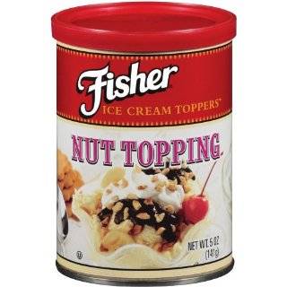 Fisher Nut Topping, Mixed Nut Variety, 5 Ounce Can (Pack of 12 